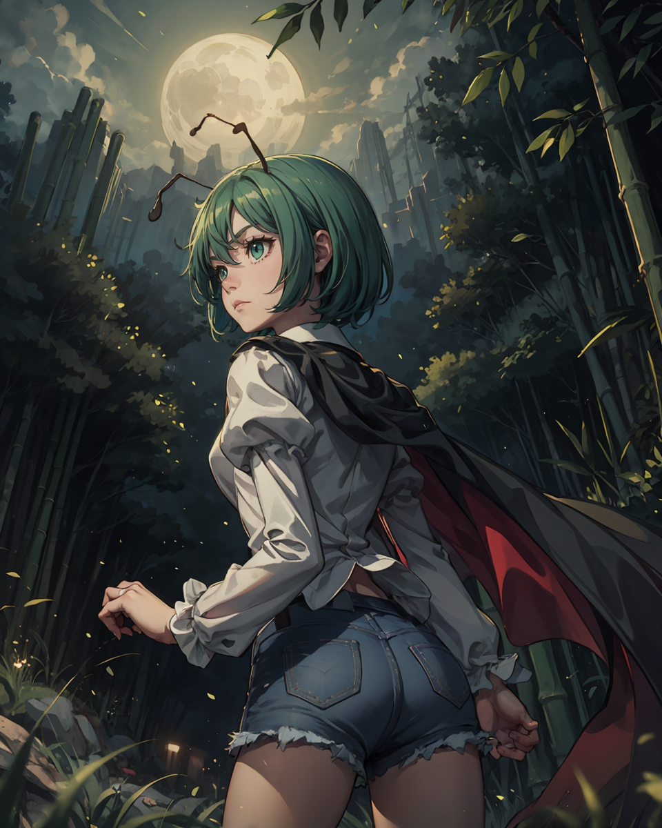 00913-3527867243-_lora_nightbug_1_,wriggle nightbug, 1girl,antennae, green hair,short hair,cape,green eyes,white shirt,puffy sleeves,long sleeves.png